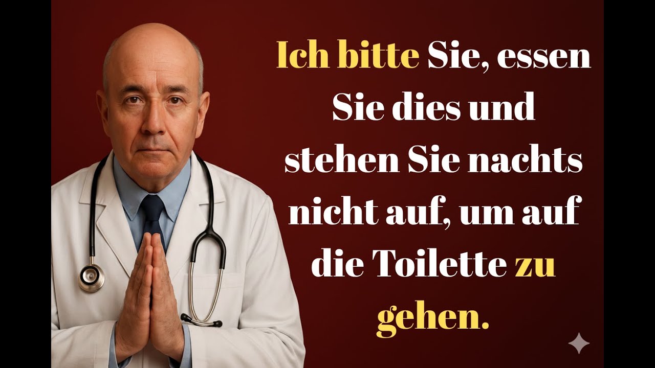 Essen Sie das vor dem Schlafengehen – und Sie müssen nachts nicht mehr auf die Toilette!