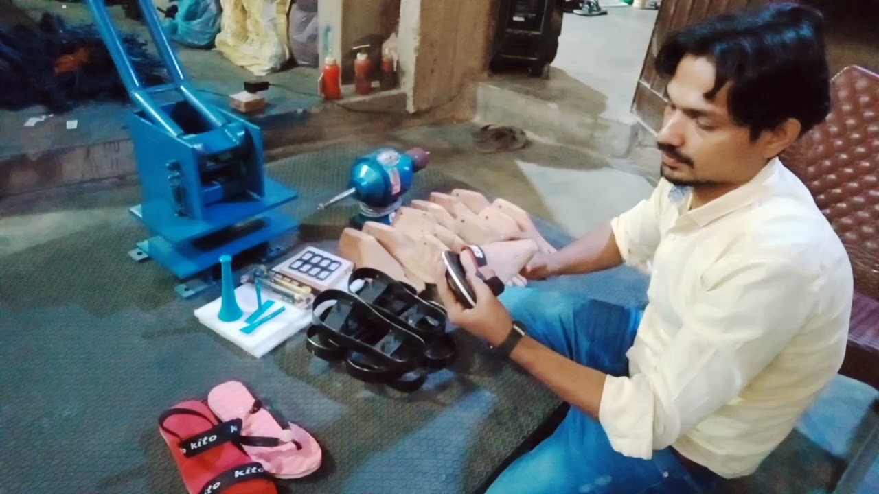 slipper making complete setup in karachi... 03428113782