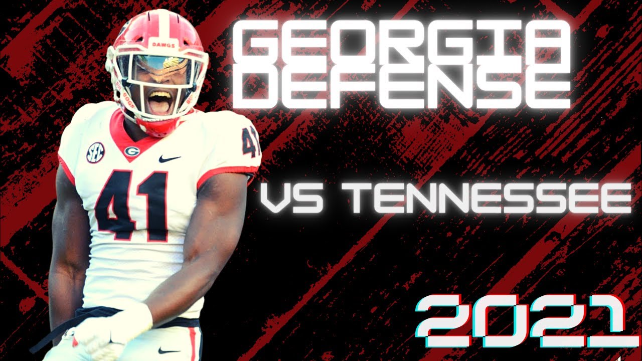 Georgia Defense vs Tennessee 2021 Condensed