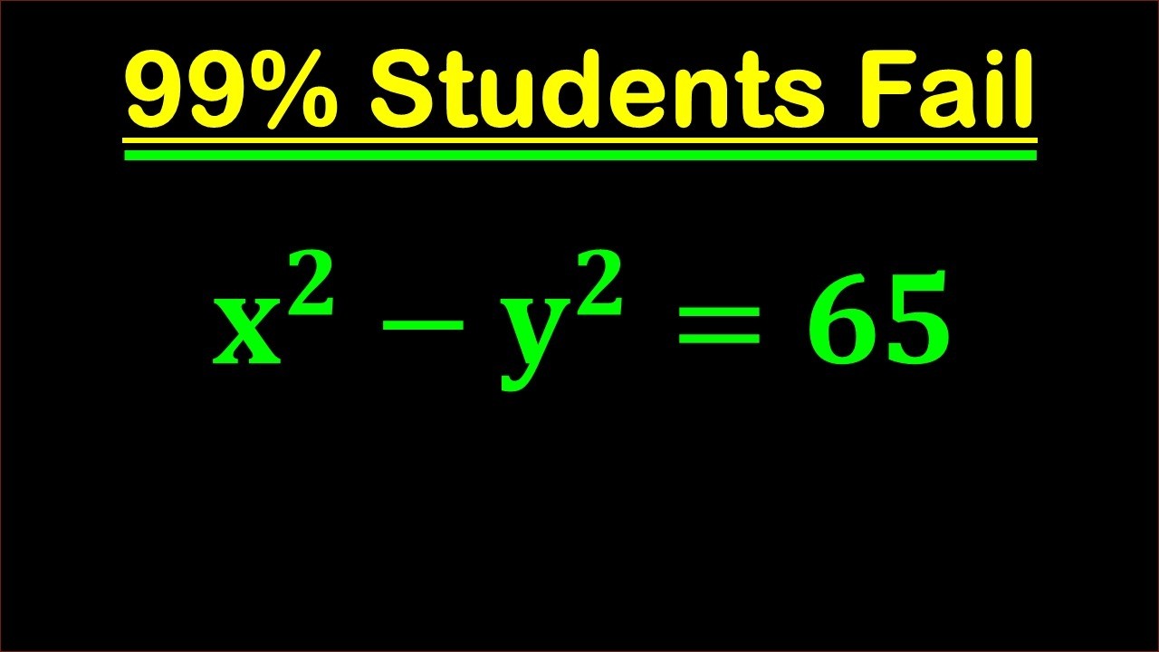 Solving a 'Harvard' University entrance exam | Find x&y?