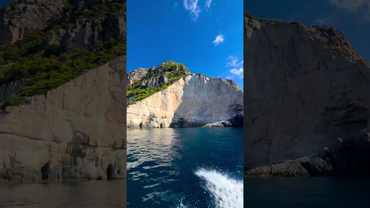 Boat tour around Zakynthos, Greece