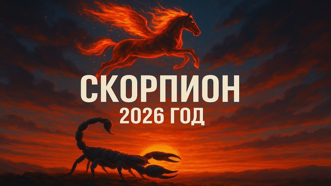 ♏ Скорпион — главный герой 2026 года! Космическая перезагрузка судьбы