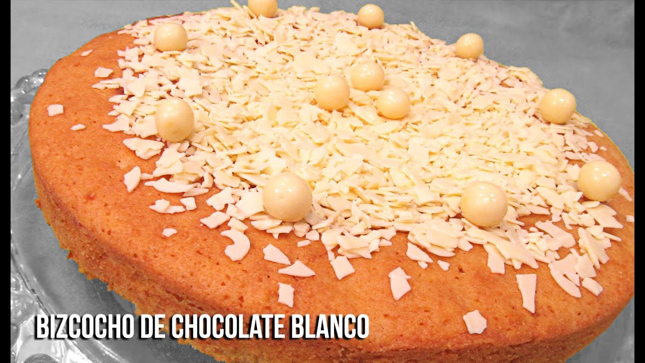 Bizcocho de Chocolate Blanco