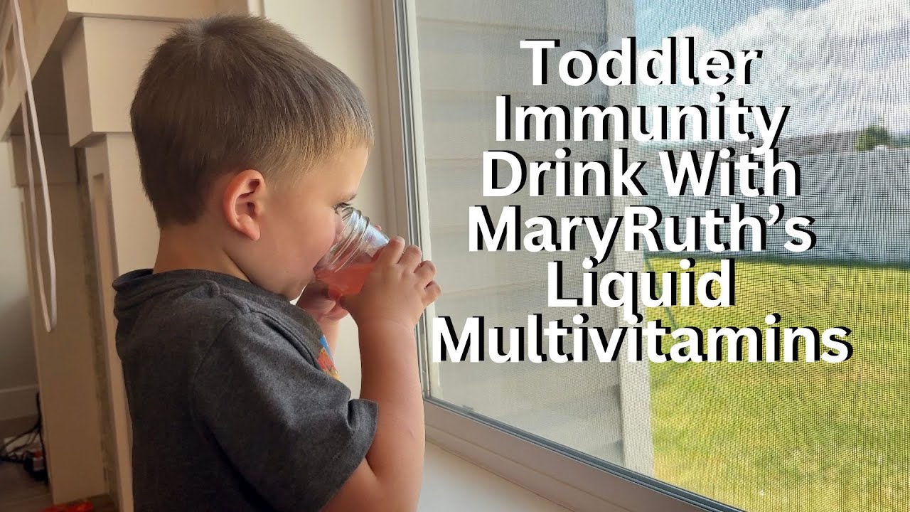 Toddler Immunity Drink With MaryRuth&rsquo;s Liquid Multivitamins