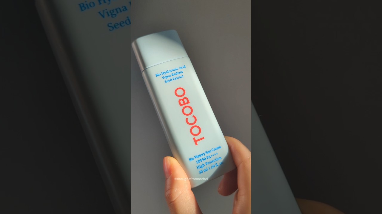 Fave Tocobo sunscreen 💧 Bio Watery Sun Cream review #koreanskincare #kbeauty #sunscreen #tocobo