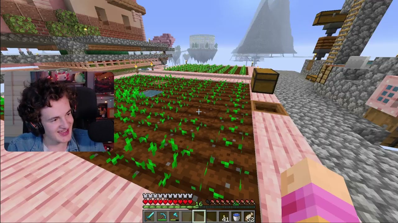 doovid goes crazy [hair gone + apologies + colors] (skyblock kingdoms)