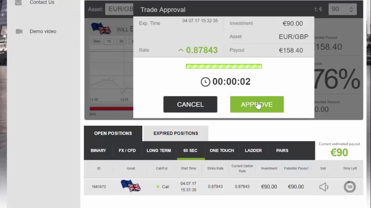Auto Binary Signals (Perfect Match) Video 2 Live Trading - July 4th 2017