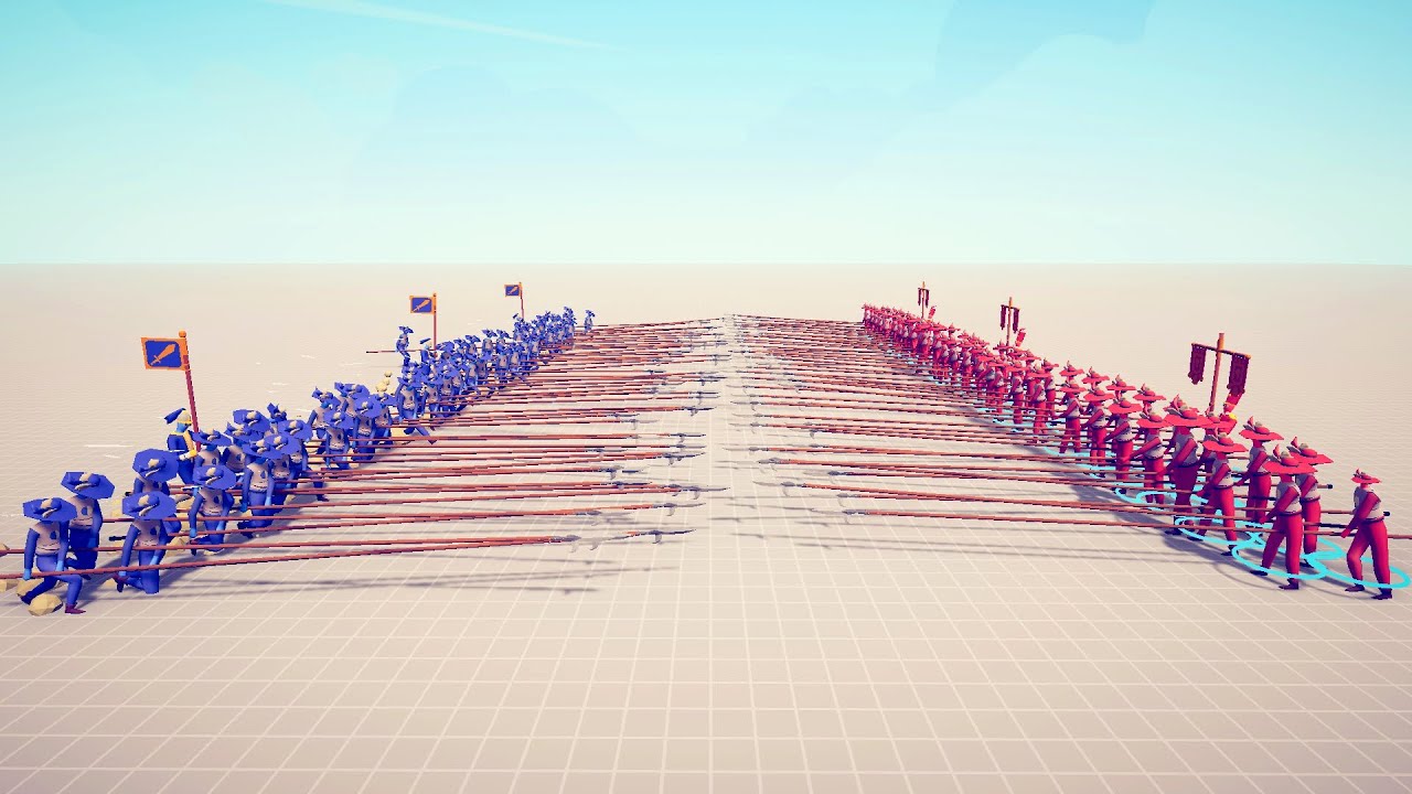 BANNER BEARER EVERY UNITS VS FLAG BEARER EVERY UNITS - Totally Accurate Battle Simulator TABS