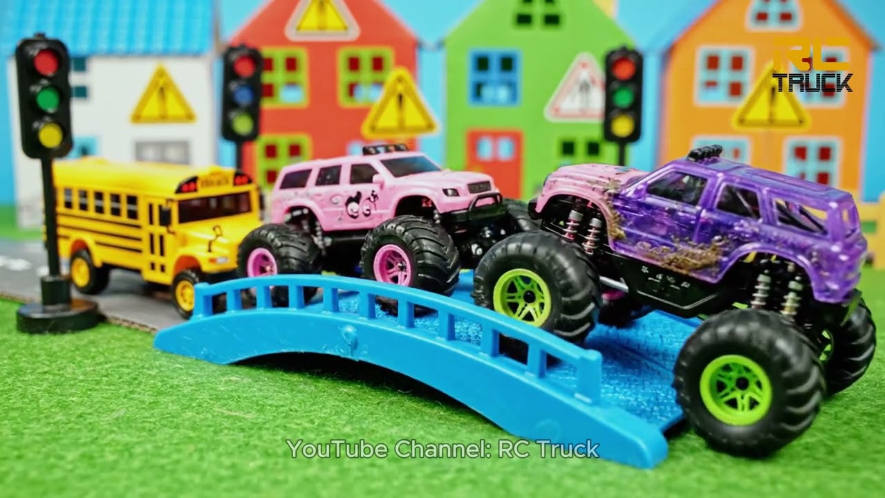 Deep in the woods, a powerful | RC Truck