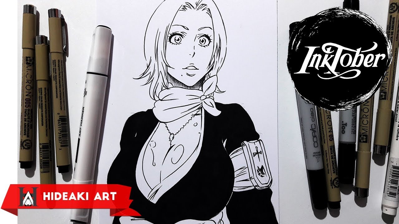 Speed Drawing Rangiku Matsumoto || Bleach || INKTOBER Day 26