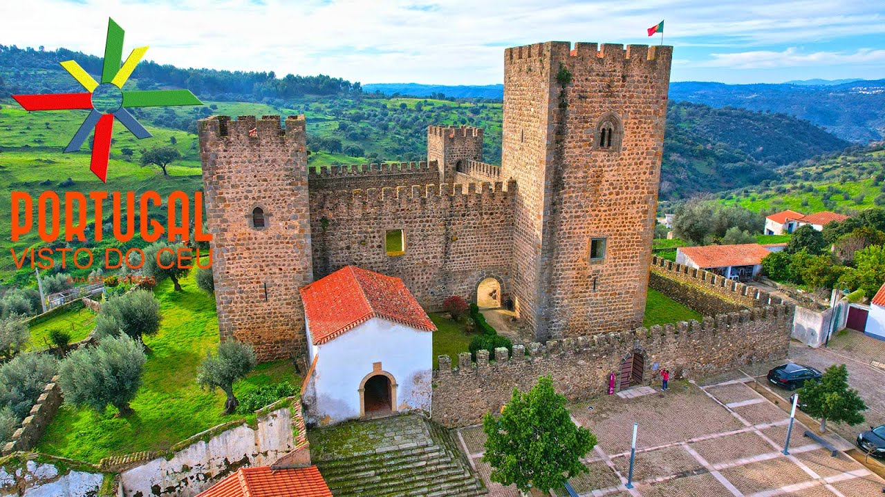 Amieira do Tejo 🏰 Duas Capelas, um Castelo e um ENIGMA🏰🐟  Arez 🏡  Nisa 🪴 Alto Alentejo - 4K UltraHD