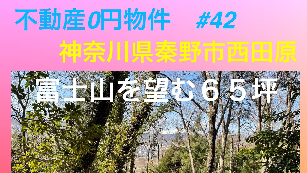 不動産0円物件 #42 神奈川県秦野市西田原