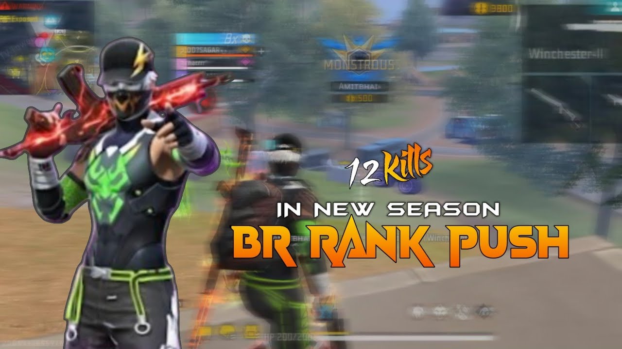 NEW season -49 BR  rank pushing To GRANDMASTER!  Free fire max gameplay highlights....