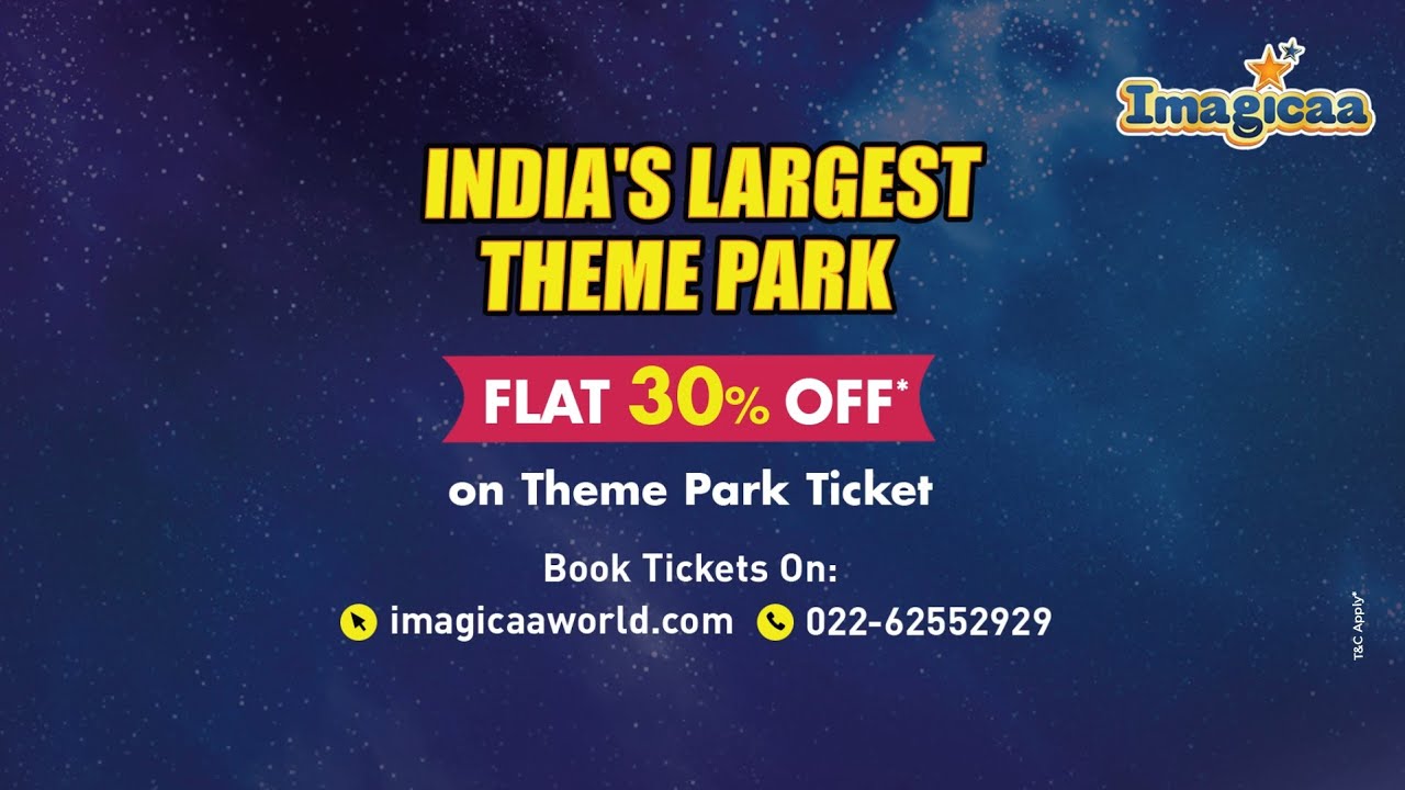 Cool down this Summer with Indoor AC Rides at Imagicaa Theme Park!