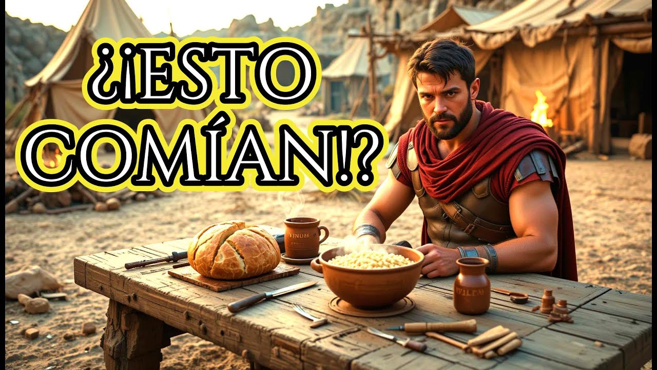 ¡Así Comían los Soldados Romanos! 🍞 La Verdadera Dieta que Sostuvo un Imperio