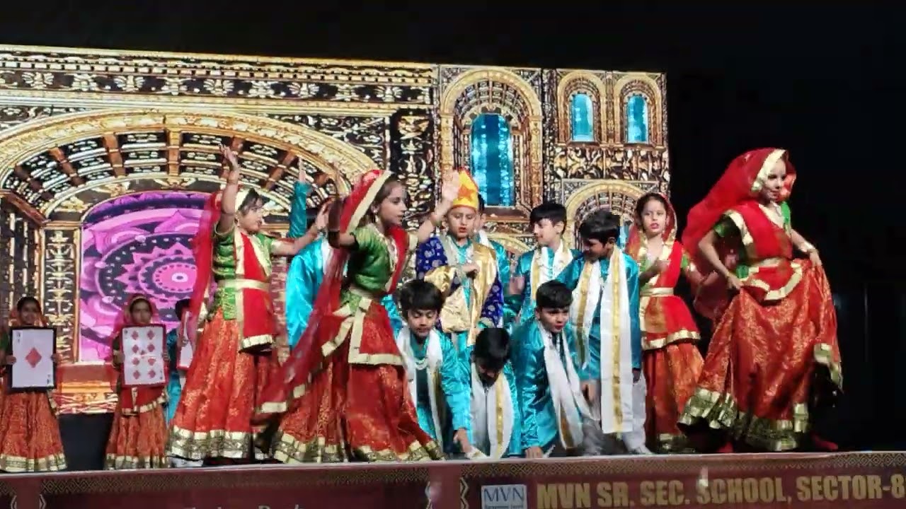 Annual Day Celebration MVN Sr Sec School Sec 88 Faridabad Hume hi Raja song #ytvideos 