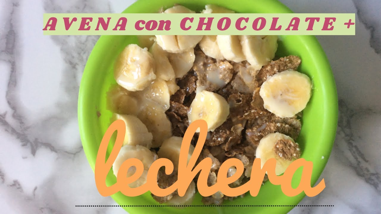 Avena con chocolate| Desayuno f&aacute;cil y r&aacute;pido