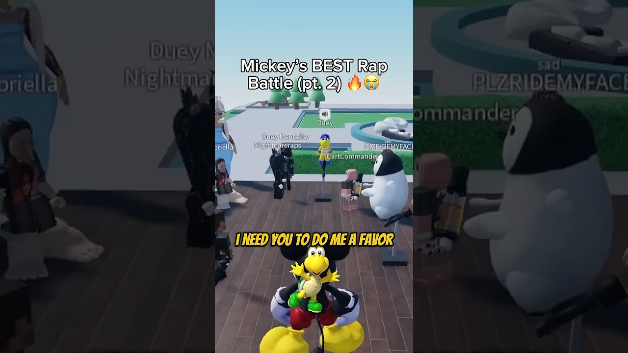 MICKEY BEST RAP BATTLE pt. 2 🔥🎤 #roblox #funny