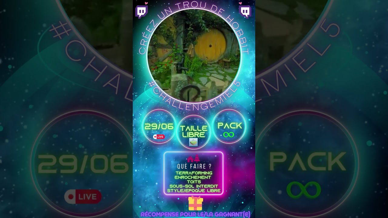 Challenge Sims 4 : Maison de Hobbit