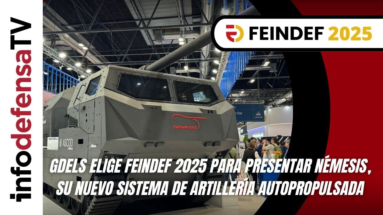 GDELS elige Feindef 2025 para presentar Némesis, su nuevo sistema de artillería autopropulsada
