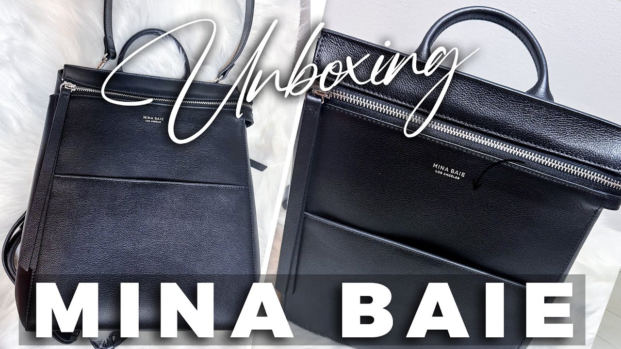 Mina Baie Harper Mini Backpack Review | Best Luxury Backpack Diaper Bag