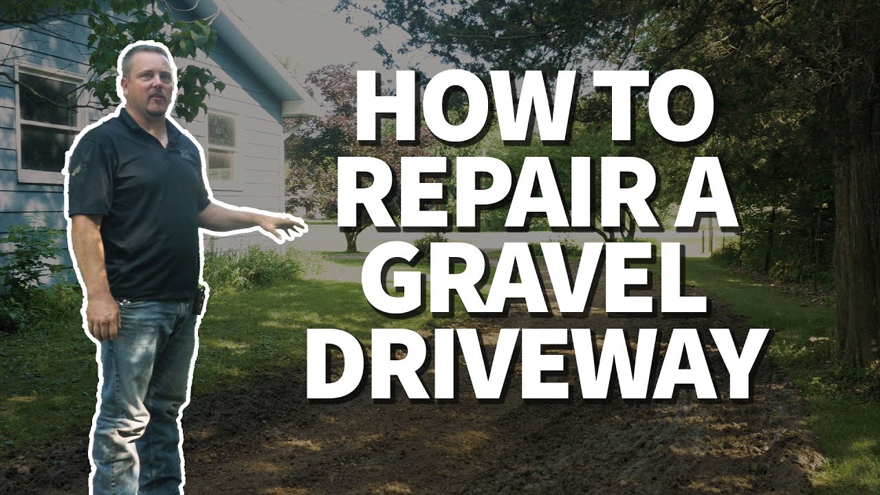 Gravel Driveway Repair With Your ATV or UTV - Start To Finish