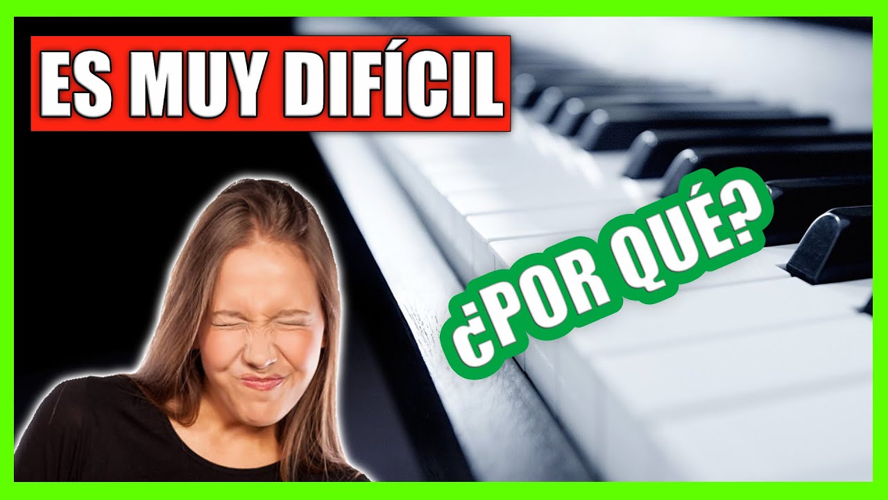 🔴 POR QUÉ es tan DIFÍCIL APRENDER a TOCAR el 🎹 PIANO 🎹