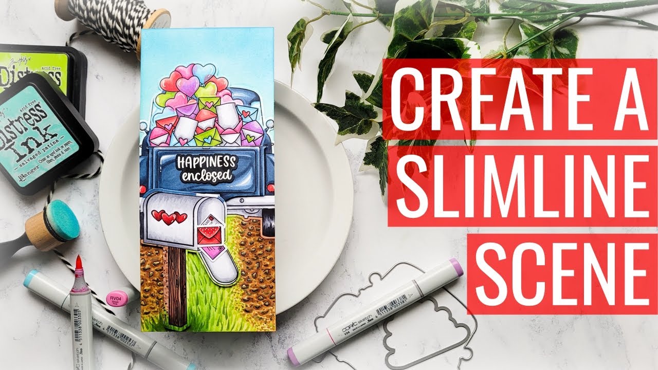 Create a Slimline Scene Card: Extra Special Guest