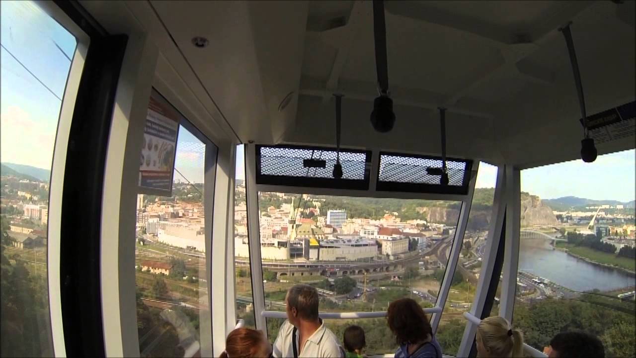 Lanovka na Větruši - The cable car to Větruše in Ústí n/L 2013