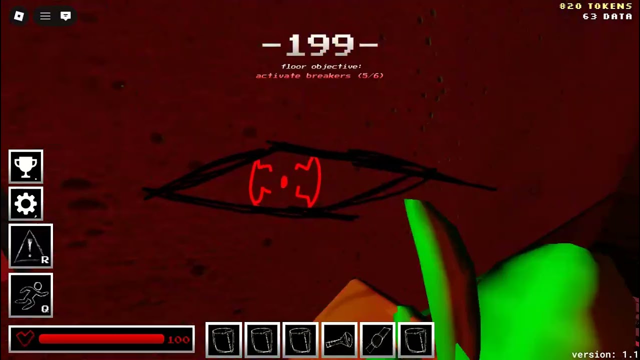 A run in the game Error Code!