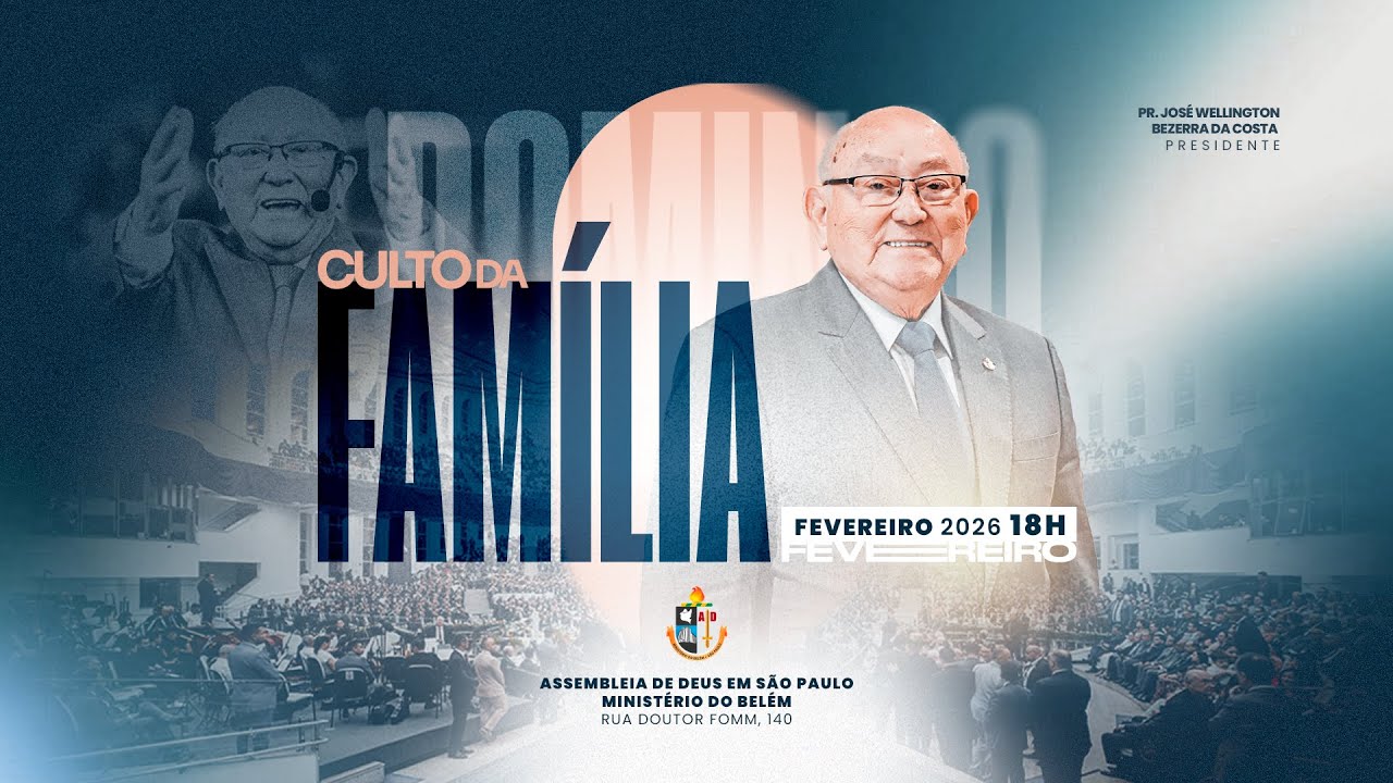 CULTO DA FAMÍLIA | 08/02/2026 | TV AD BELÉM