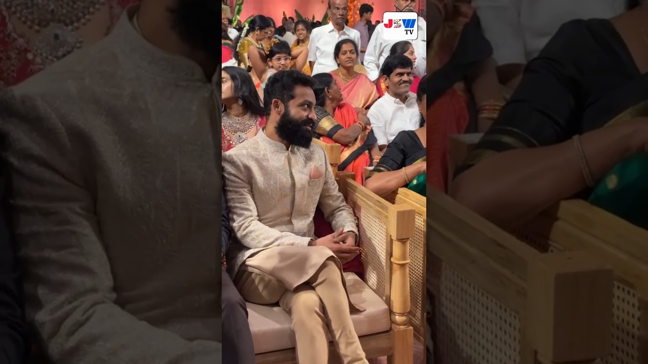 Jr NTR Visuals at Narne Nithiin & Lakshmi Shivani Wedding #jrntr #shortsviral #devara