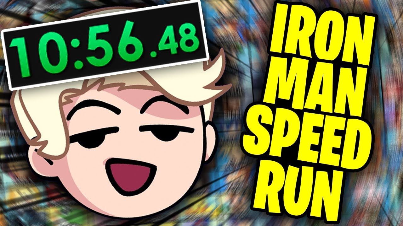 Alpharad Challenged me to an IRON MAN SPEEDRUN