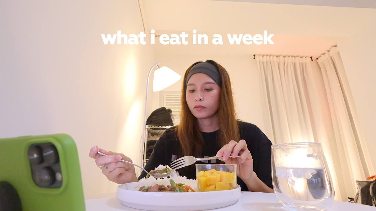 a week of simple home-cooked meals | living alone