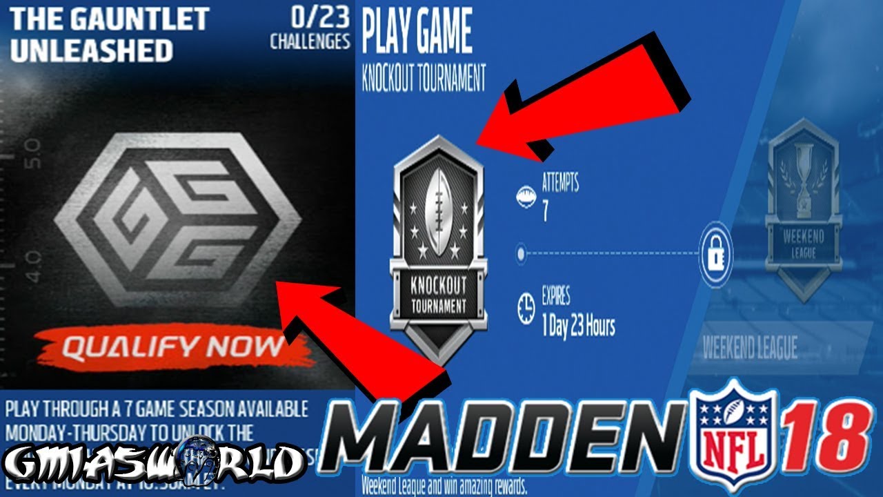 Madden 18: THE GAUNTLET UNLEASHED, MUT WEEKEND LEAGUE IN MADDEN 18 ULTIMATE GAMEPLAY!