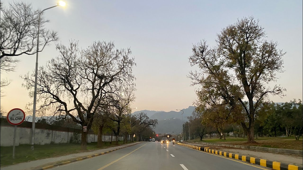 Islamabad City 2021, Golden Hour Drive, ICT, Pakistan