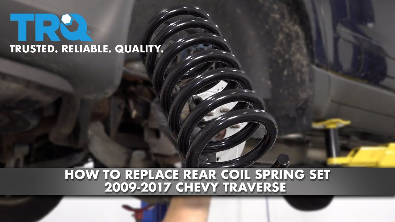 How To Replace Rear Coil Springs 2009-2017 Chevy Traverse