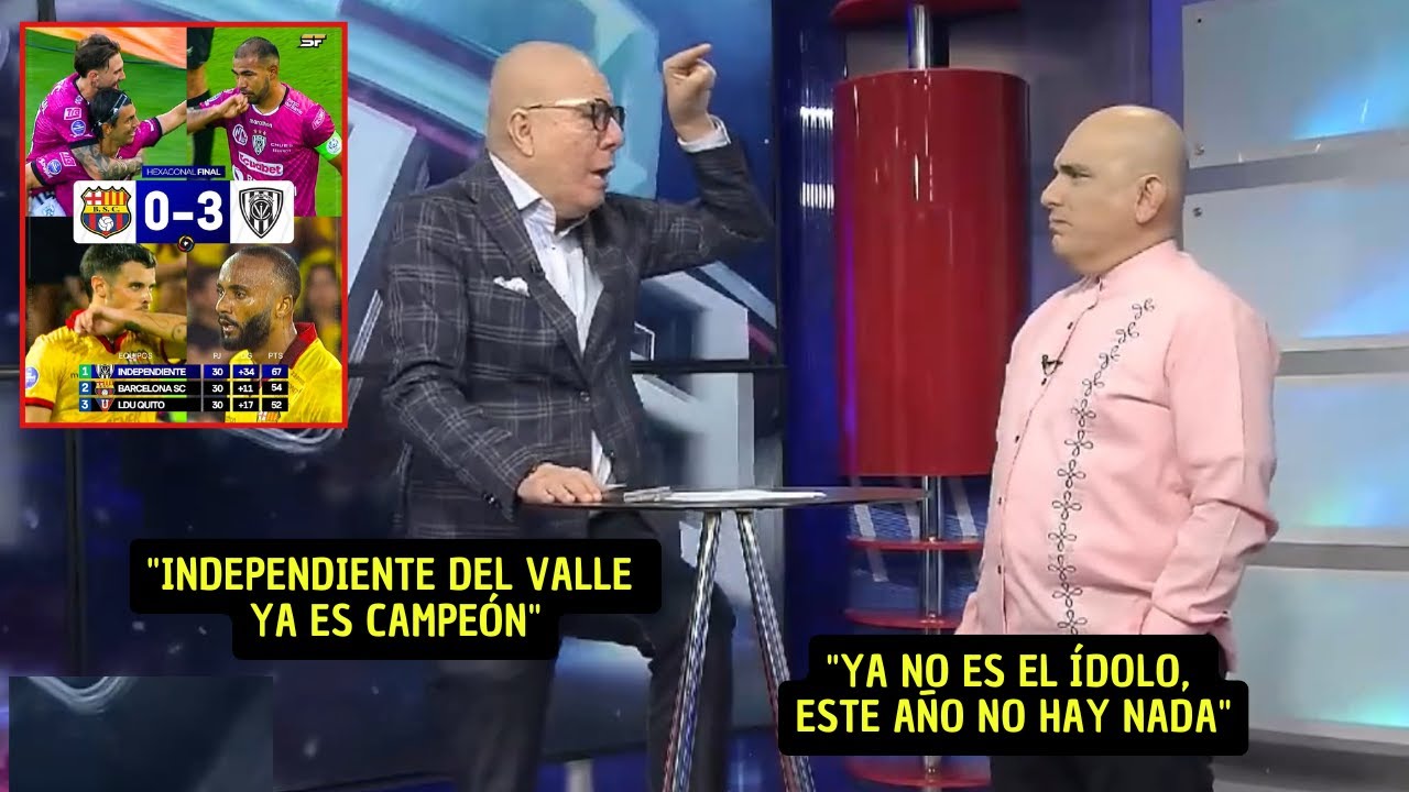 Vito Muñoz y Mauricio Ayora indignados tras la derrota de Barcelona SC