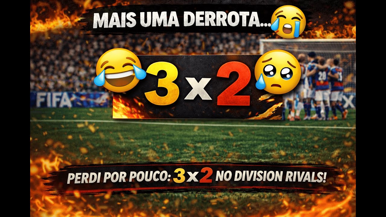 Mais uma derrota sofrida… 3x2 no Division Rivals 😭