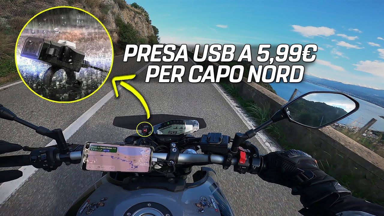 MONTARE su MT-09 PRESA USB SOTTO CHIAVE A 5,99€ - per CAPO NORD