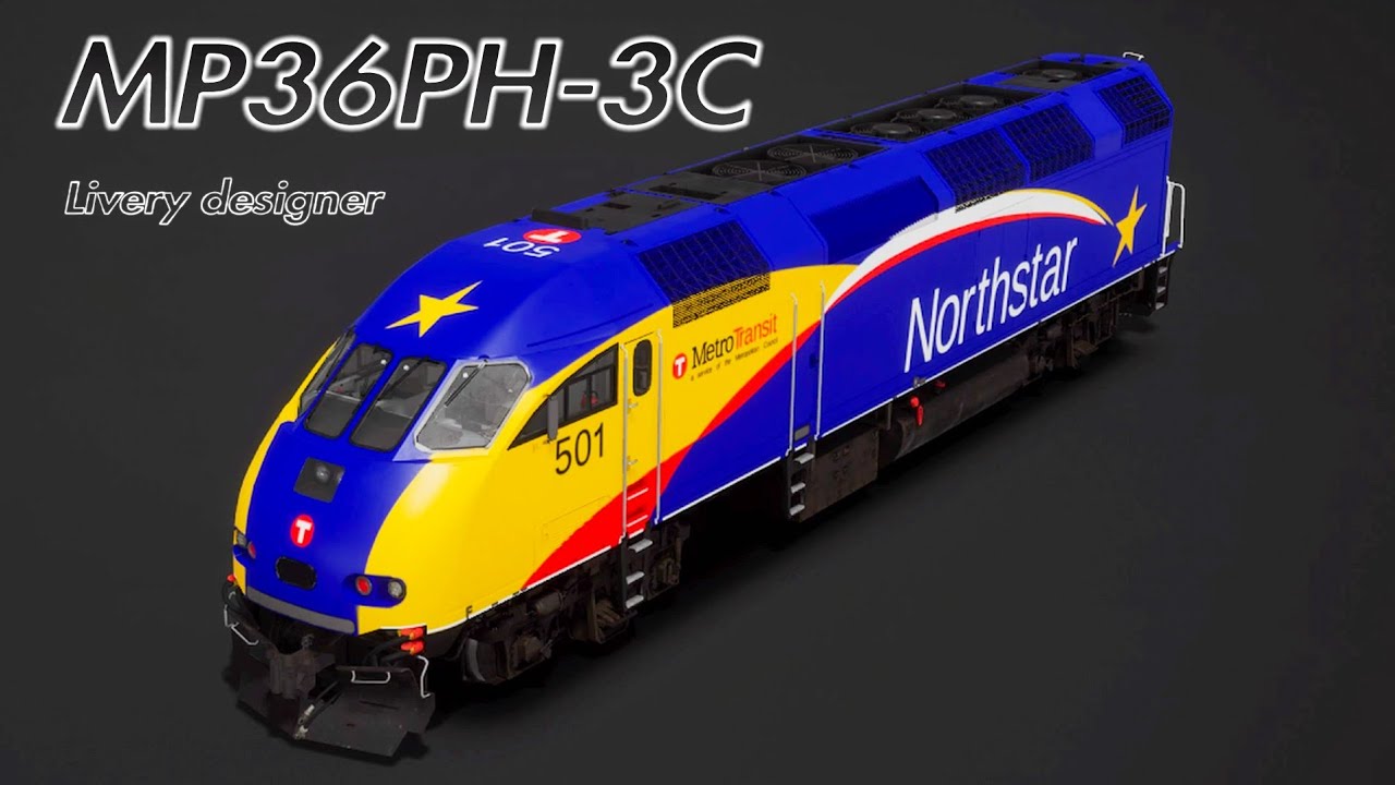 MP36PH-3C (TSW2/ PS4) NorthStar on livery designer - Time Elapse
