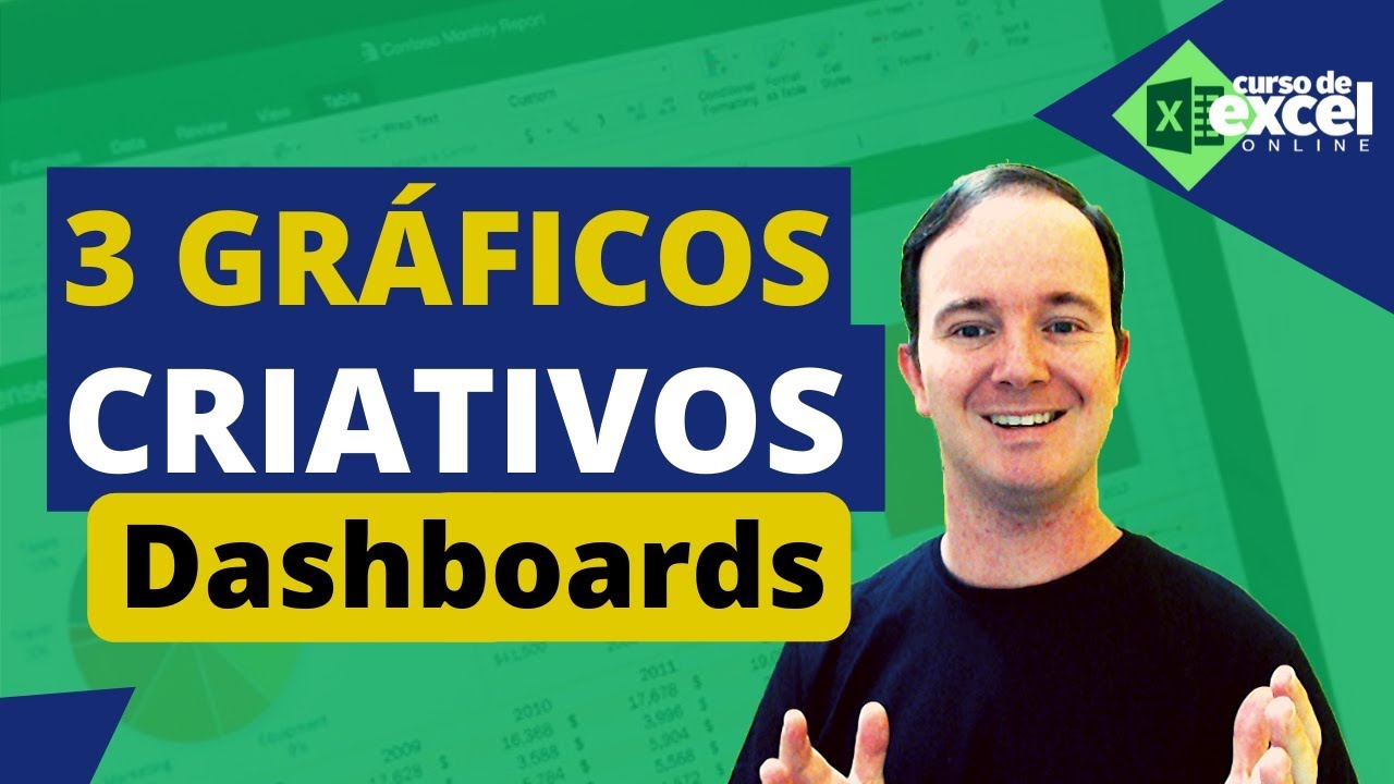 3 GRÁFICOS CRIATIVOS usados em DASHBOARDS e INFOGRÁFICOS  no EXCEL