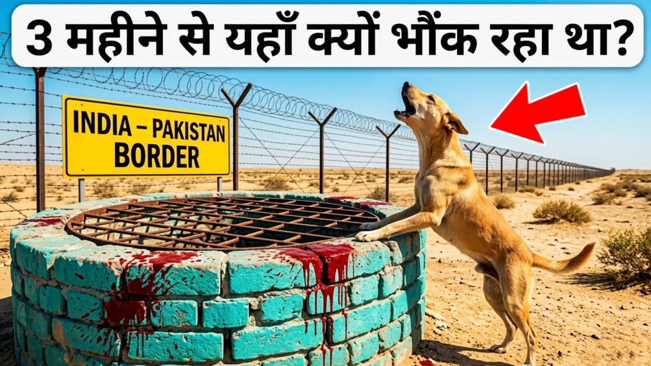 बॉर्डर के पास सूखे कुएं में हर रात भौंक रहा था कुत्ता.. सेना नीचे उतरी तो खुला खौफनाक राज..