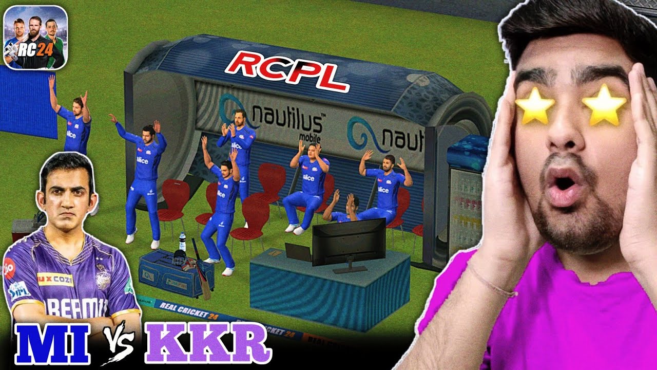 IMPOSSIBLE WIN! MI Vs KKR Hard Mode RC 24 (Real Cricket 24)
