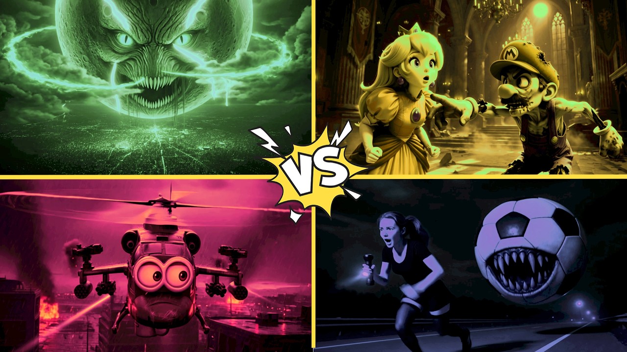 Monster Battle x4! Coffin Dance Song 10