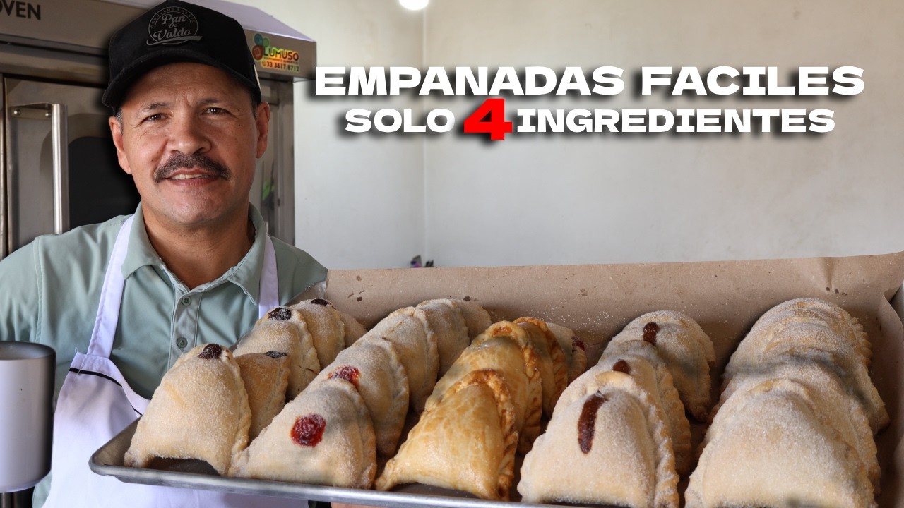 EMPANADAS CON 4 INGREDIENTES (POCO AMASADO)