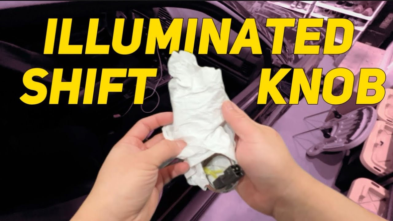 Project M3 New Part! LeatherZ Illuminated BMW ZHP Weighted Shift Knob - Best Shift Knob?