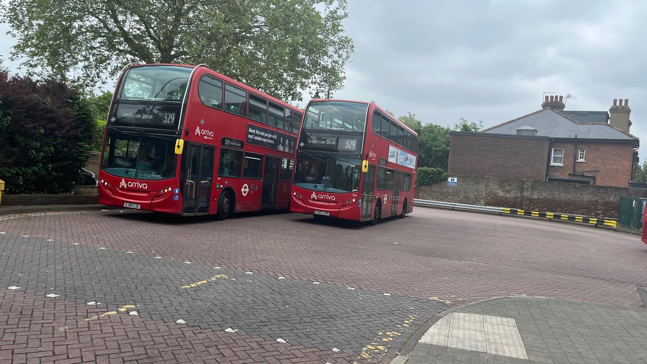 London Bus Route 329- Turnpike Lane Station to Enfield Town