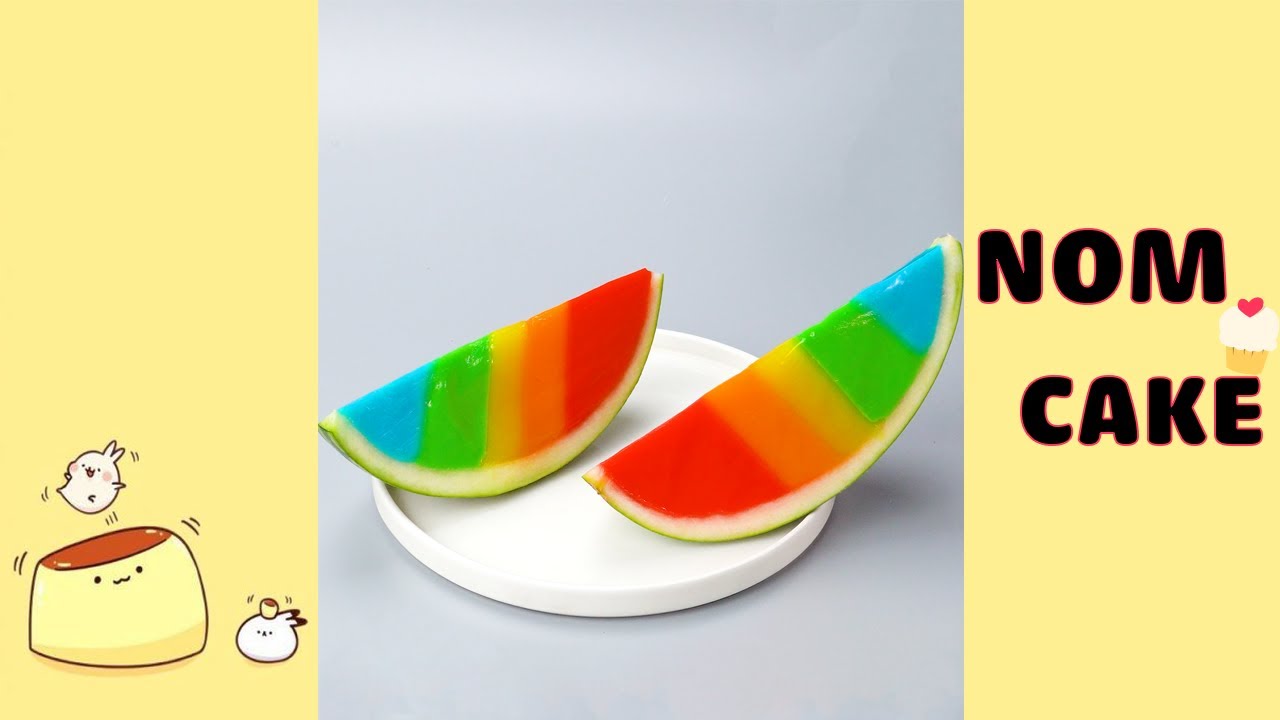 Rainbow Watermelon Jelly