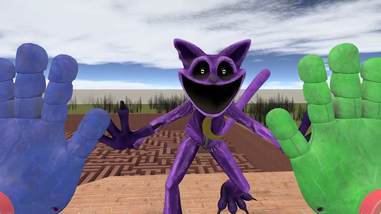 Escape CatNap Compilation Nextbot Gmod